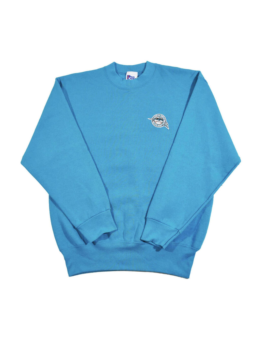 Vintage Florida Marlins Pro Player MLB Baseball Blue 90s Sweatshirt Size Medium